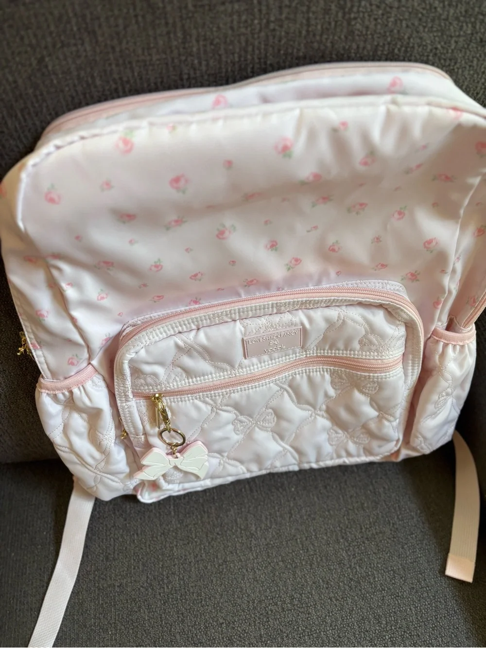 LoveShackFancy Backpack light pink